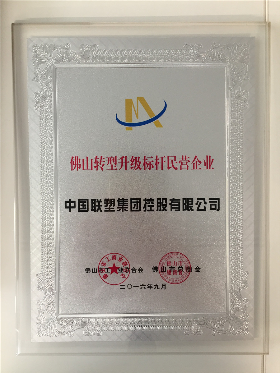 佛山轉型升級標桿民營企業(yè)（中國聯(lián)塑）